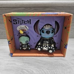 Halloween stitch salt and pepper shakers